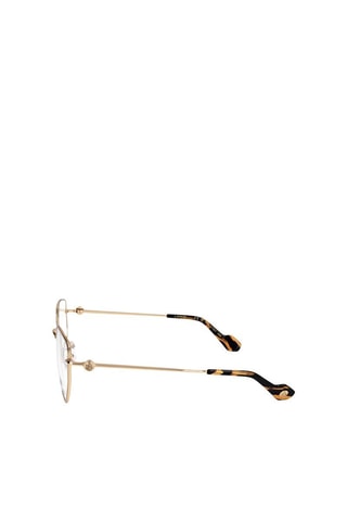 Lunettes de vue femme - Lanvin - Noir et doré