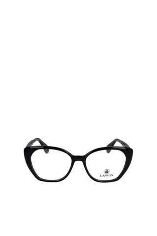 Lunettes de vue femme - Lanvin - Noir et doré