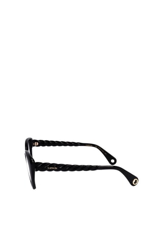 Lunettes de vue femme - Lanvin - Noir et doré