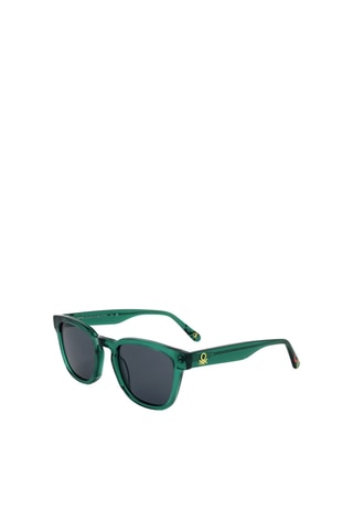 Lunettes de soleil homme - Catégorie 2 - Benetton - Gris et vert