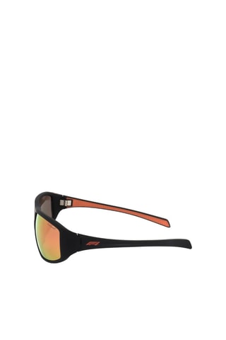 Lunettes de soleil mixte - Verres effet miroir - Catégorie 3 - F1 Eyewear Gold Collection - Noir, rouge, marron et orange