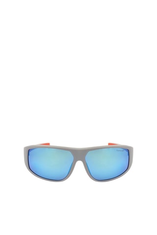Lunettes de soleil mixte - Verres effet miroir - Catégorie 3 - F1 Eyewear Red Collection - Blanc, bleu et gris