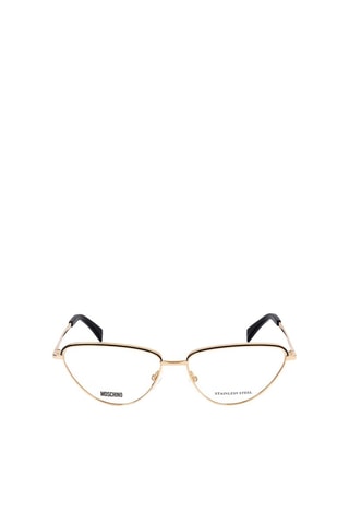 Lunettes de vue femme - Moschino - Noir et doré