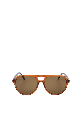 Lunettes de soleil homme Catégorie 3 - Benetton - Marron et orange