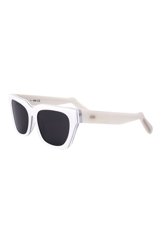 Lunettes de soleil femme - Catégorie 3 - GCDS - Blanc et noir