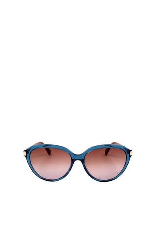 Lunettes de soleil femme - Catégorie 2 - Longchamp - Bleu et marron