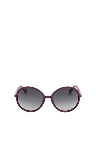 Lunettes de soleil femme - Catégorie 2 - MaxMara - Rose et gris