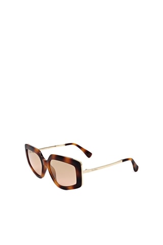 Lunettes de soleil femme - Catégorie 2 - MaxMara - Noir et marron