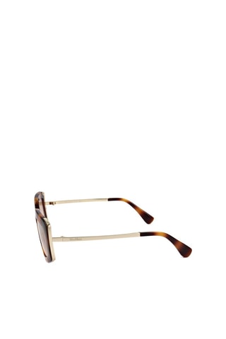 Lunettes de soleil femme - Catégorie 2 - MaxMara - Noir et marron