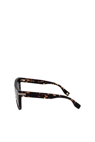 Lunettes de soleil femme - Catégorie 2 - Marc Jacobs Runway - Jaune et marron
