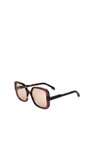 Lunettes de soleil femme - Catégorie 3 - Silvian Heach - Beige, rouge et marron
