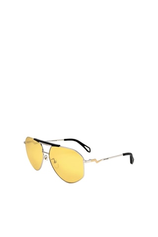 Lunettes de soleil femme Catégorie 1 - Zadig & Voltaire - Argenté, jaune et noir
