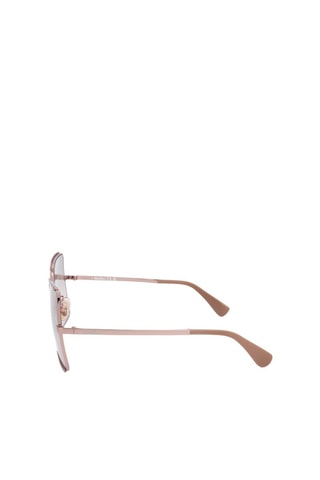 Lunettes de soleil femme - Catégorie 2 - MaxMara - Doré rose