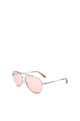 Lunettes de soleil mixte - Catégorie 2 - Calvin Klein Jeans - Argenté et rose