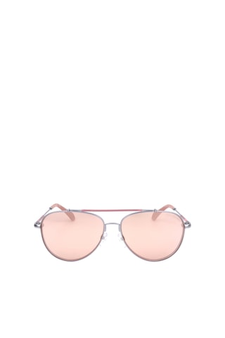 Lunettes de soleil mixte - Catégorie 2 - Calvin Klein Jeans - Argenté et rose