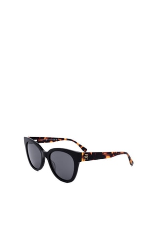 Lunettes de soleil femme - Catégorie 3 - Tommy Hilfiger - Noir et marron