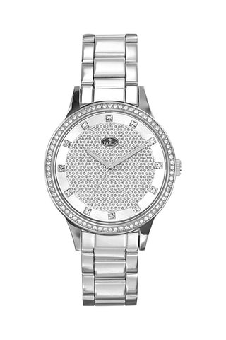 Stalen Quartz Horloge - Zilverkleurig