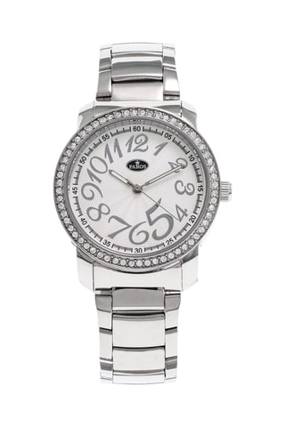 Stalen Quartz Horloge - Zilverkleurig en Wit