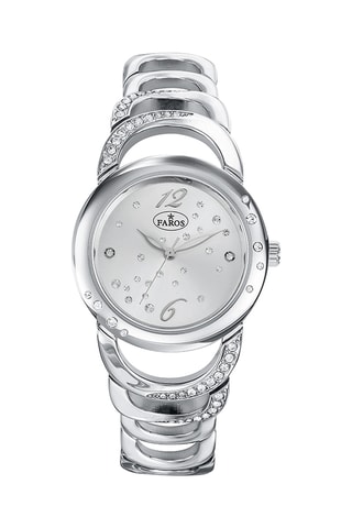 Stalen Quartz Horloge - Zilverkleurig