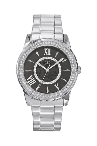 Stalen Quartz Horloge - Zilverkleurig en Zwart