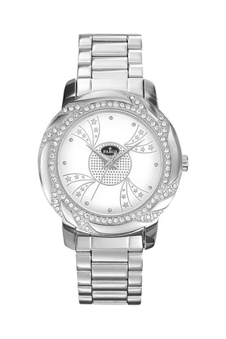 Stalen Quartz Horloge - Zilverkleurig