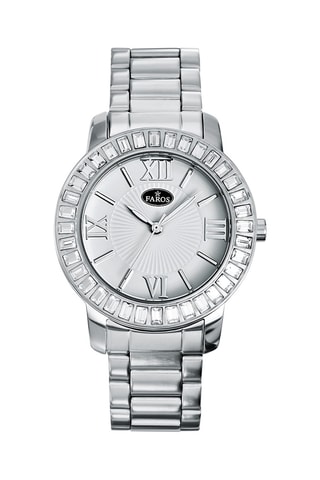 Stalen Quartz Horloge - Zilverkleurig