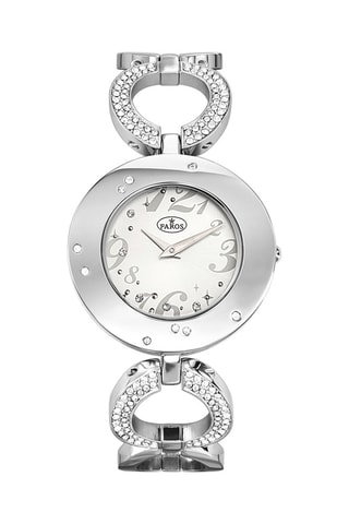 Stalen Quartz Horloge - Zilverkleurig
