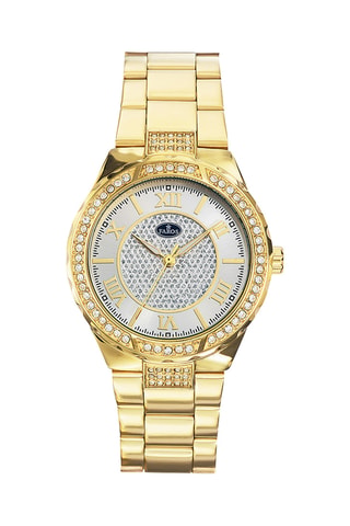 Stalen Quartz Horloge - Goudkleurig en Zilverkleurig