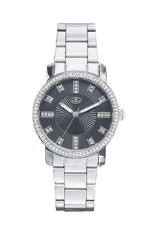 Stalen Quartz Horloge - Zilverkleurig en Zwart