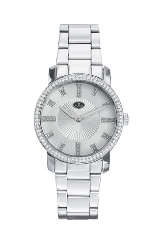 Stalen Quartz Horloge - Zilverkleurig