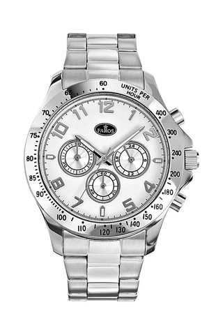 Stalen Quartz Horloge - Zilverkleurig