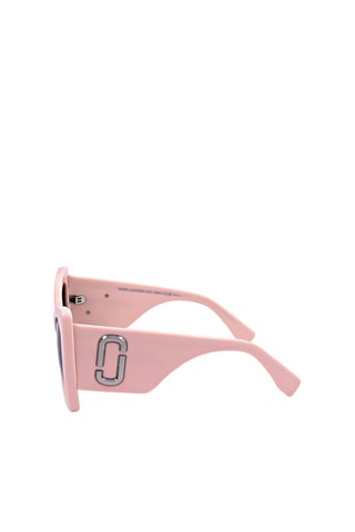 Lunettes de soleil femme - Catégorie 3 - Marc Jacobs - Rose, argenté et gris