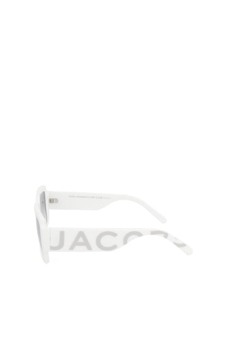 Lunettes de soleil femme - Catégorie 2 - Marc Jacobs - Blanc et gris