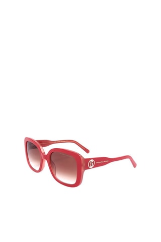 Lunettes de soleil femme - Catégorie 3 - Marc Jacobs - Rouge et marron
