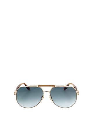 Lunettes de soleil homme - Catégorie 2 - Marc Jacobs - Bleu, doré et marron