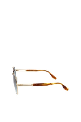 Lunettes de soleil homme - Catégorie 2 - Marc Jacobs - Bleu, doré et marron