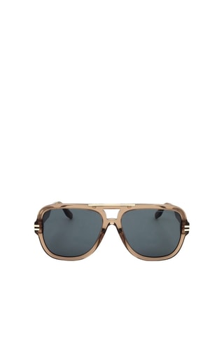 Lunettes de soleil homme - Catégorie 3 - Marc Jacobs - Marron et gris