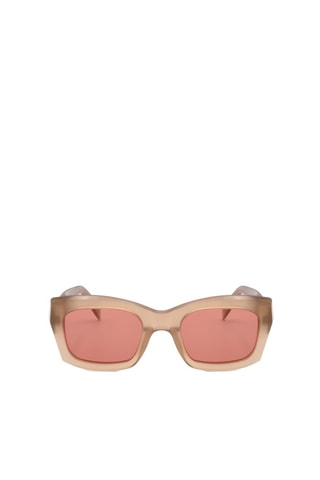 Lunettes de soleil femme - Catégorie 2 - Retrosuperfuture - Beige et rose