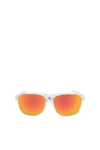 Lunettes de soleil homme - Verres effet miroir - Catégorie 3 - Vuarnet - Gris et rouge