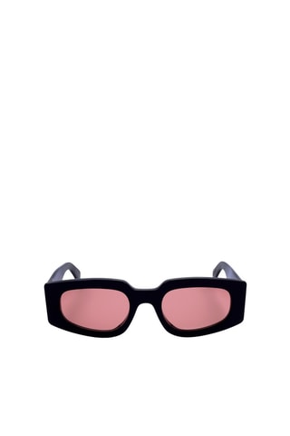 Lunettes de soleil femme - Catégorie 2 - Retrosuperfuture - Noir et rouge