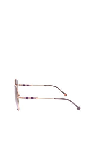 Lunettes de soleil femme - Catégorie 2 - Carolina Herrera - Marron et violet