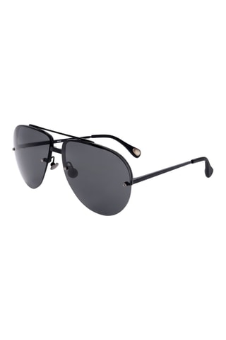 Lunettes de soleil homme - Catégorie 3 - Ann Demeulemeester by Linda Farrow - Gris et noir