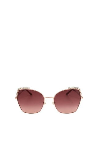Lunettes de soleil femme - Catégorie 3 - Carolina Herrera - Rose et doré