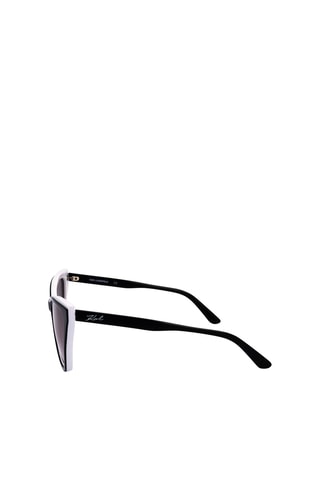 Lunettes de soleil femme - Catégorie 2 - Karl Lagerfeld - Blanc et noir