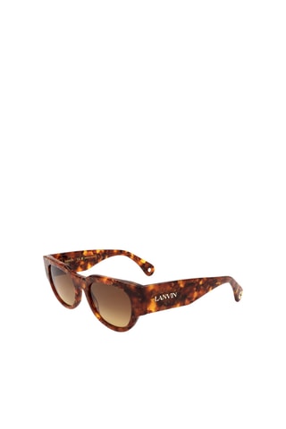 Lunettes de soleil mixte - Catégorie 3 - Lanvin - Doré, jaune et marron