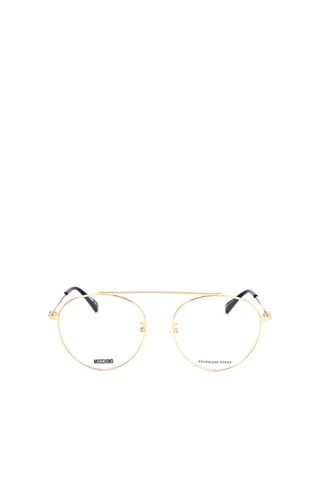 Lunettes de vue femme - Moschino - Noir et doré