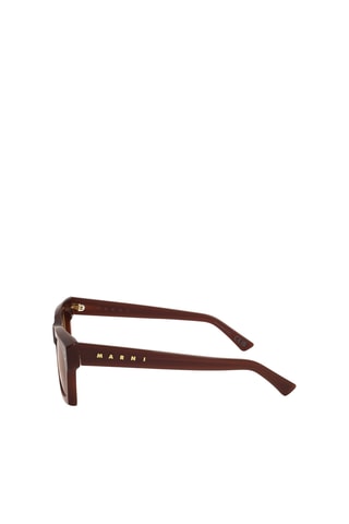 Lunettes de soleil mixte Edku - Catégorie 2 - Marni - Rouge, marron et doré
