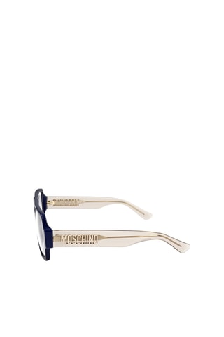 Lunettes de vue homme - Moschino - Bleu et gris