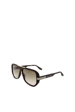 Lunettes de soleil homme - Catégorie 2 - Marc Jacobs - Marron et gris