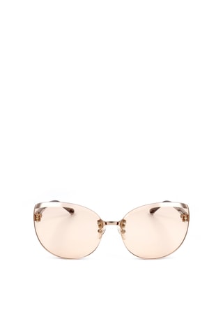 Lunettes de soleil femme - Catégorie 1 - Linda Farrow - Jaune